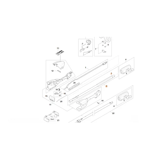 STIHL  Wysięgnik HA01 710 7101